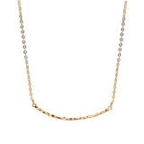 Gold Vermeil Smile Necklace (Gold or Silver)