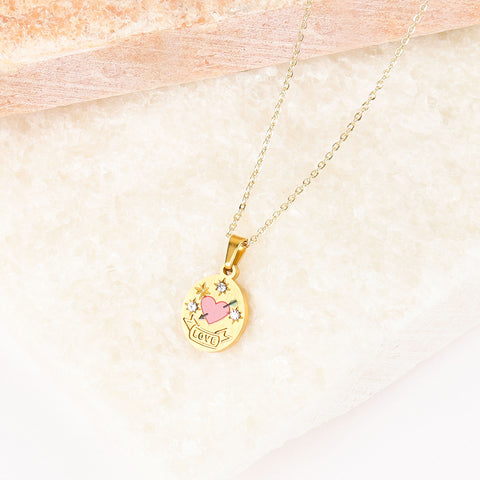 Heart pendants necklace, gold jewelry for women, buy jewelry wholesale 