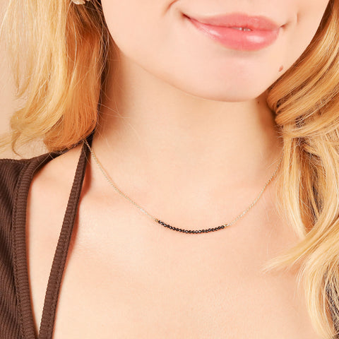 Smile Onyx necklaces, 14k gold necklaces for girl, gifts ideas for your lover