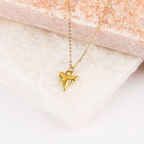 Shark's Tooth Necklace (Gold)