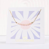 Smile Purple Pearl necklaces, elegant jewelry for women, 14k gold necklaces