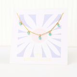 Amazonite Confetti (Gold or Silver)