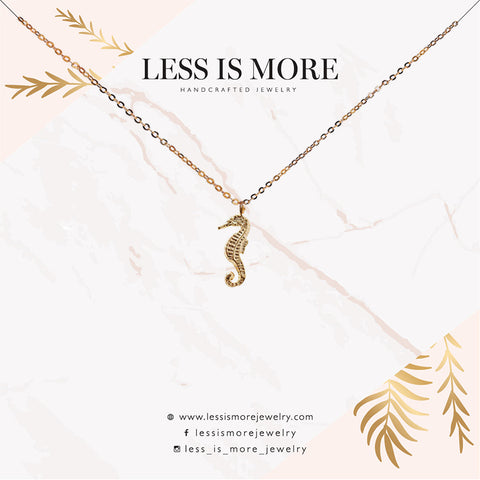 Seahorse Necklace (Gold)