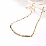 Thin Gold Hematite Smile (Gold)