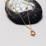 Topaz Baroque Swarovski Necklace (Gold or Silver)