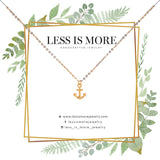 Gold Plated Anchor Necklace (Gold)