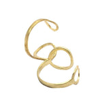 Polar Ring - Raw Brass Adjustable Ring Design for Daily Use